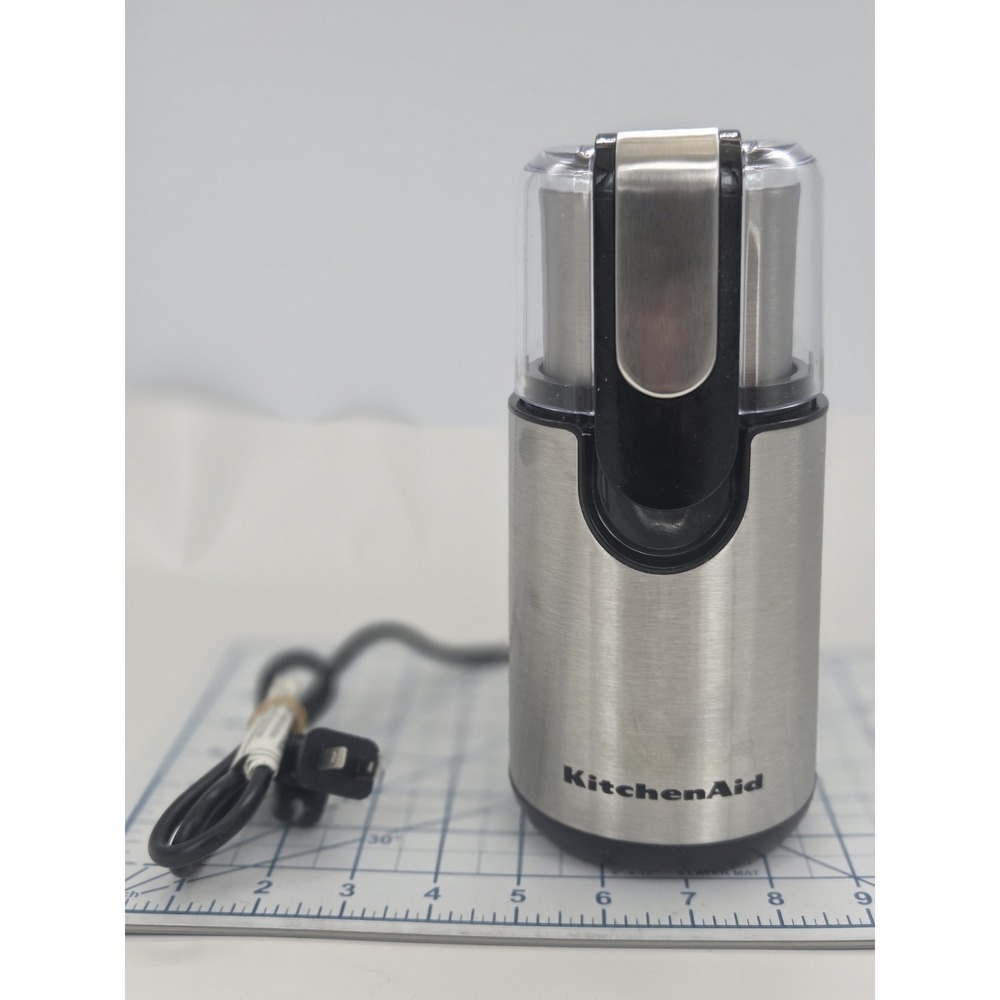 KitchenAid BCG111OB Blade COFFEE BEAN GRINDER One-Touch Control STAINLESS STEEL